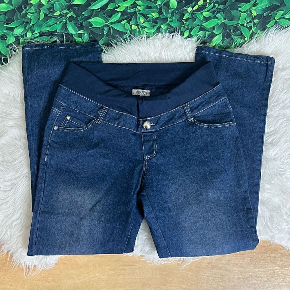 Only you maternity jeans casual blue jeans size M.